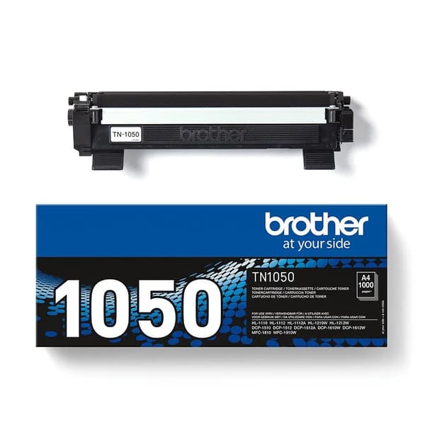 Brother TN1050 - Svart - original - tonerpatron - for Brother DCP-1510, 1512, 1610, 1612, HL-1112, 1210, 1212, MFC-1810, 1910