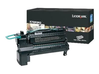 Lexmark X792 Black, 20000 sivua, Musta, 1 kpl