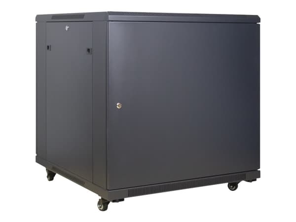 Inter-Tech SNB-8815 MESH DOOR - Rack skap - RAL 9005 - 15U