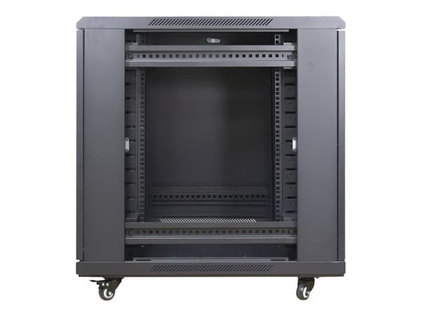 Inter-Tech SNB-8815 MESH DOOR - Rack skap - RAL 9005 - 15U
