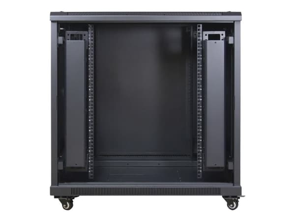 Inter-Tech SNB-8815 MESH DOOR - Rack skap - RAL 9005 - 15U