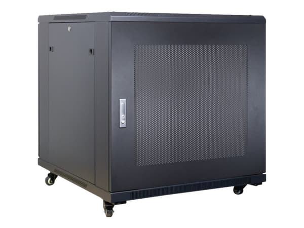 Inter-Tech SNB-8815 MESH DOOR - Rack skap - RAL 9005 - 15U