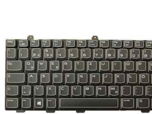 DELL T1C7W, Tangentbord, tyska, DELL, Alienware M14X R2