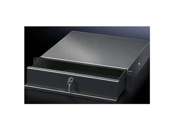 Rittal DK 5502.325, Vetolaatikkoyksikkö, Musta, Terästä, 3U, 48,3 cm (19"), 427 mm