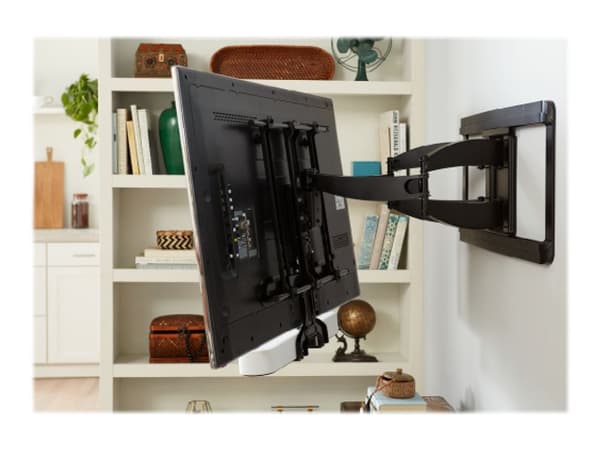 Sanus WSSBM1-B2 - Monteringssett (hyllebrakett, skiver, spindel, vertikal montering, 2 forlengelsesarmer) - for soundbar - metall - under TV - for So