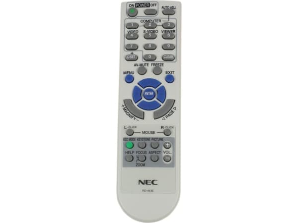 NEC - Kaukosäädin - infrapuna - NEC VT48, VT480, VT58, VT580 -laitteille