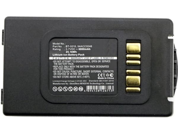 CoreParts - Håndholdt batteri (tilsvarer: Datalogic 94ACC0046, Datalogic BT-0016, Datalogic 94ACC0048) - litiumion - 6800 mAh - 25 Wh - svart - for D