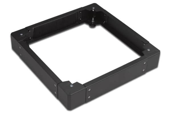 DIGITUS Professional - Rack-sokkel - svart, RAL 9005 - 19"