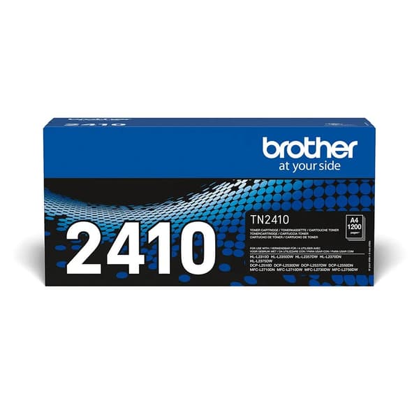Brother TN2410 - Svart - original - tonerkassett - för Brother DCP-L2510, L2530, L2537, L2550, HL-L2350, L2370, L2375, MFC-L2713, L2730, L2750