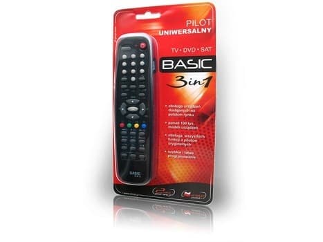 Elmak BASIC 3W1 - Universal fjernkontroll - infrarød