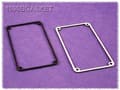 Miniatyrbilde 1 av 2: Hammond Electronics 1590EGASKET Tætning Silikone Sort 2 stk