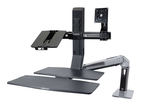 Ergotron WorkFit Convert-to-LCD & Laptop Kit from Dual Displays, 11,8 kg, 50,8 cm (20"), 75 x 75 mm, 100 x 100 mm
