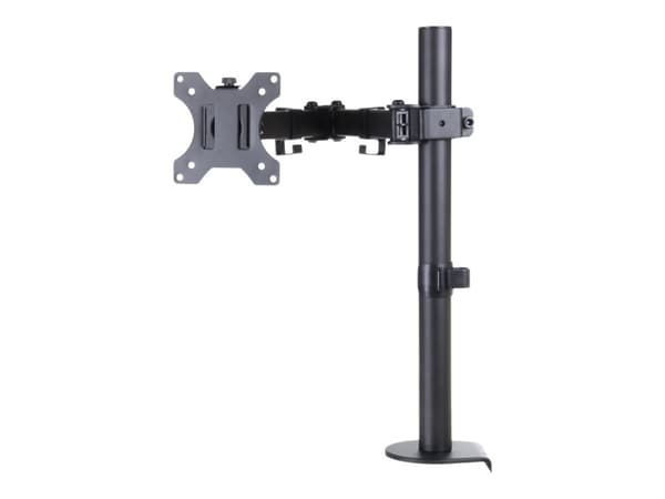 ART L-01X - Monteringssett - justerbar arm - for LCD-skjerm - metall - svart - skjermstørrelse: 13"-32" - skrivebordsmonterbar