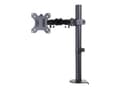 Miniatyrbilde 3 av 5: ART L-01X - Monteringssett - justerbar arm - for LCD-skjerm - metall - svart - skjermstørrelse: 13"-32" - skrivebordsmonterbar