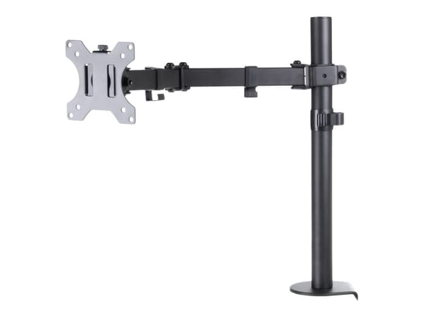 ART L-01X - Monteringssett - justerbar arm - for LCD-skjerm - metall - svart - skjermstørrelse: 13"-32" - skrivebordsmonterbar