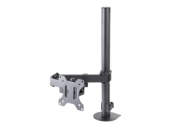 ART L-01X - Monteringssett - justerbar arm - for LCD-skjerm - metall - svart - skjermstørrelse: 13"-32" - skrivebordsmonterbar Sort