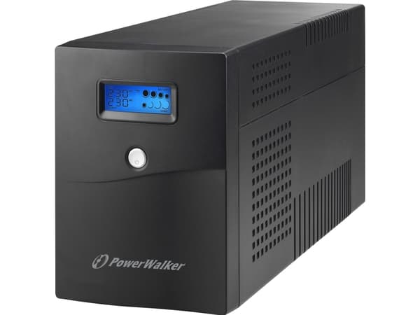 PowerWalker VI 3000 SCL - UPS - AC 162 - 290 V - 1800 watt - 3000 VA - 9 Ah - RS-232, USB - utgangskontakter: 4