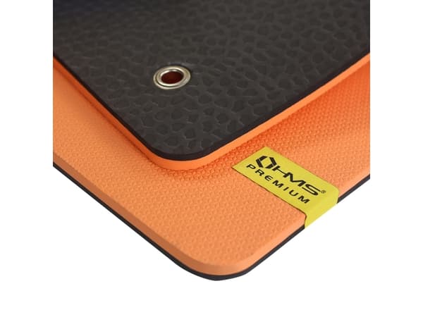Club fitnessmåtte med huller orange HMS Premium MFK01