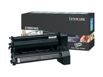 Lexmark - Ekstra høy ytelse - svart - original - tonerpatron LCCP, LRP - for Lexmark C782dn, C782dtn, C782n, X782e, X782e MFP, X782e Page Plus Soluti