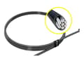 Pikkukuva 4 / 5: Kensington NanoSaver, 1,8 m, Kensington, Avain, Hiiliteräs, Musta, Ruostumaton teräs