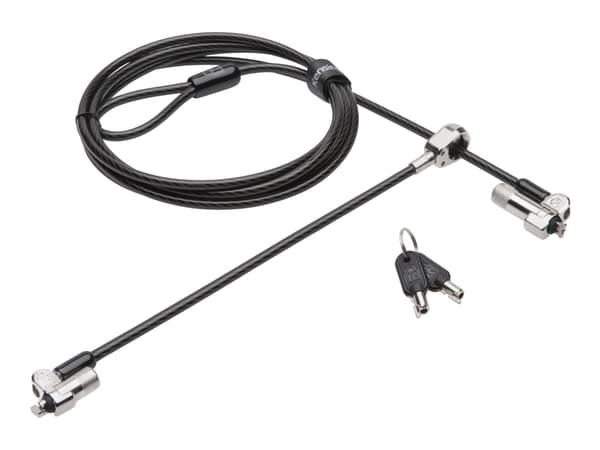 Kensington NanoSaver Keyed Twin - Sikkerhetskabel