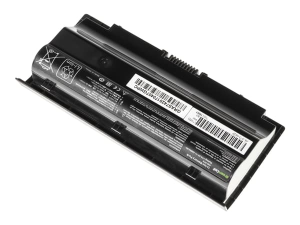 Green Cell - Batteri til bærbar PC (tilsvarer: ASUS A42-G75) - litiumion - 8-cellers - 4400 mAh - svart - for ASUS G75VW; G75VX