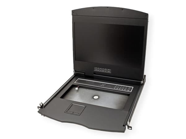 VALUE 19" KVM-konsoll, 48 cm (19") TFT (16:9), VGA, USB, tastaturoppsett F (26.99.0133)