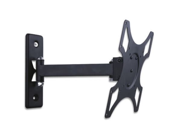 Techly ICA-LCD 2901, 94 cm (37"), 75 x 75 mm, 200 x 200 mm, -12 - 0°, 0 - 180°, Svart