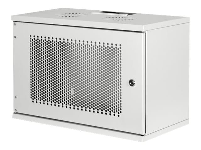 DIGITUS Professional Soho Series DN-19-07U-S-PD - Skåp - väggmonterbart - grått, RAL 7035 - 7U - 19"