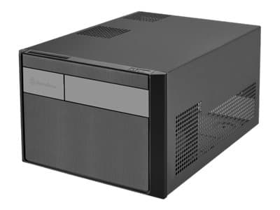 SilverStone SUGO SG11 - Tower - micro ATX - ingen strömförsörjning (ATX / PS/2) - svart - USB/ljud