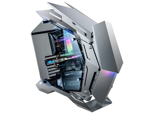 Jonsbo MOD3 - - genomskinlig sidopanel - USB/ljud Grå