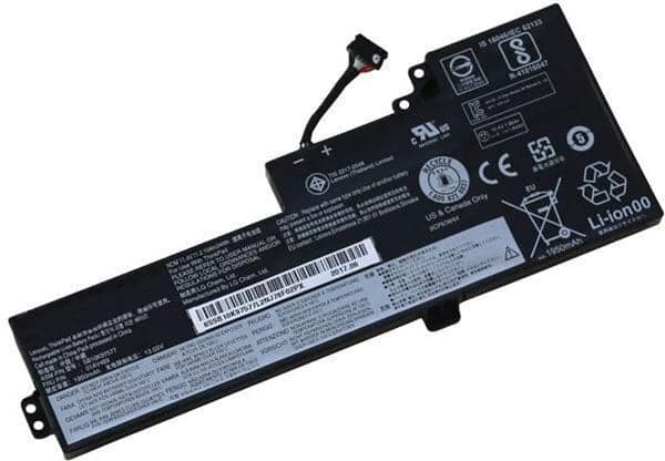 Lenovo - Batteri til bærbar PC - litiumion - 3-cellers - 2095 mAh - 24 Wh - FRU - for ThinkPad T470 20HD, 20HE, 20JM, 20JN