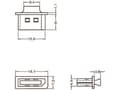 Miniatyrbild 3 av 5: Delock Dust Cover for Displayport - Dammskydd - svart (paket om 10)