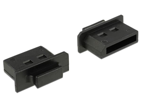 Delock Dust Cover for Displayport - Dammskydd - svart (paket om 10)