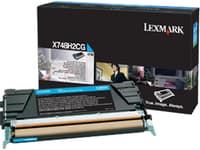 Lexmark - Høy ytelse - cyan - original - tonerpatron LCCP - for Lexmark X748de, X748de LDS, X748de Statoil, X748dte