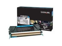 Lexmark - Høy ytelse - cyan - original - tonerpatron LCCP - for Lexmark X748de, X748de LDS, X748de Statoil, X748dte