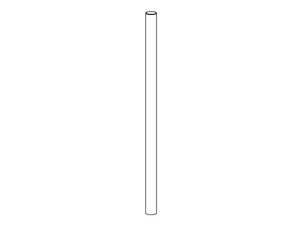 Ergotron DS100 28" Pole, Musta, Terästä, Ergotron DS100, 2,3 kg, 711,2 mm, 3,8 cm