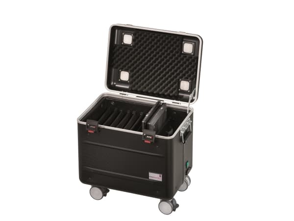 Parat Case C10, multimediekurv, svart, akrylonitrilbutadienstyren, aluminium, skum, bærbar datamaskin, 39,6 cm (15,6"), 4 hjul