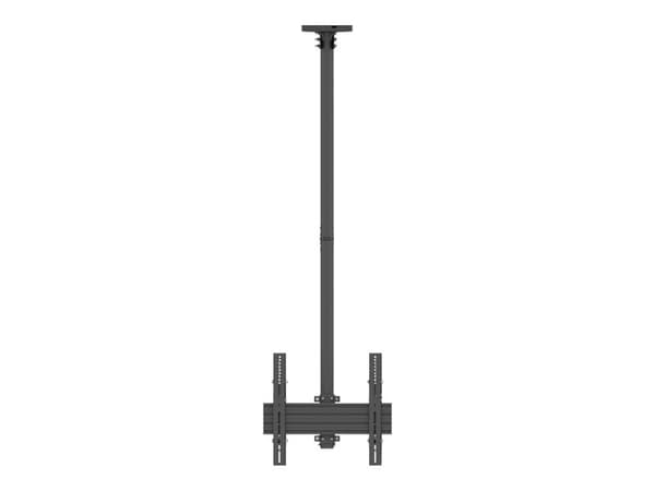 Multibrackets PRO Series M Ceiling Mount Pro MBC1UX2 - Konsol - dubbel sida - för 2 LCD-bildskärmar - plast, aluminium, stål - svart - skärmstorlek: