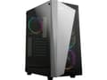 Miniatyrbild 5 av 5: Zalman S4 Plus - Tower - ATX - genomskinlig sidopanel (akryl) - ingen strömförsörjning (ATX) - svart - USB/ljud