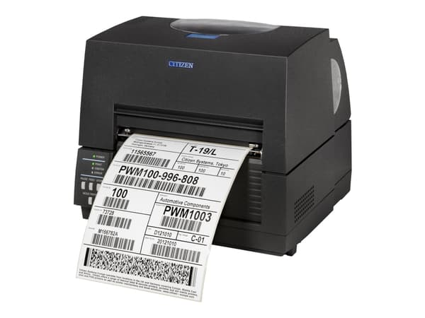 Citizen CL-S6621, Suoralämpö/Lämpösiirto, 203 x 203 DPI, 150 mm/s, Musta