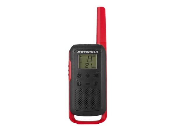 Motorola TALKABOUT T62, Ammattikäytön radiopuhelin (PMR), 16 kanavaa, 12500 MHz, 8000 m, LCD, Micro-USB