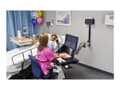 Pikkukuva 2 / 5: Ergotron StyleView Sit-Stand Combo System with Worksurface, 14,5 kg, 61 cm (24"), 75 x 75 mm, 100 x 100 mm, Alumiini