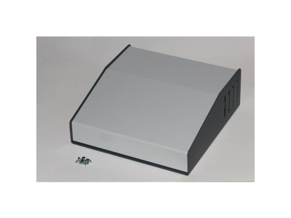 Hammond Electronics 515-0920 Pult-kabinet (L x B x H) 157 x 154 x 58 mm Stål Grå 1 stk