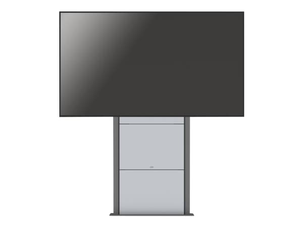 SMS Presence - Ställ - motoriserad - för platt panel - låsbar - aluminium, antracitgrå - skärmstorlek: från 46 tum - väggmonterbar, golvstående Svart, Grå