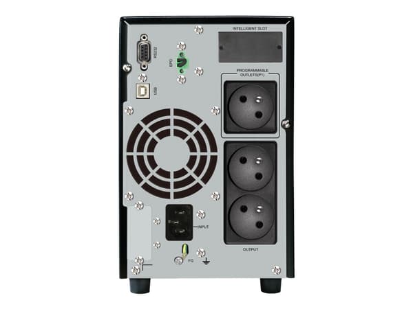 PowerWalker VI 1500 CW FR - UPS - AC 162 - 290 V - 1050 Watt - 1500 VA - 9 At - RS-232, USB - lähtöliittimet: 3
