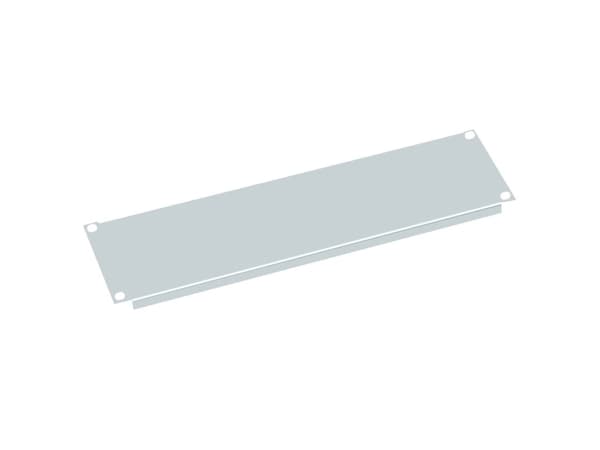 Value 26.99.0297, Blindpanel, Grå, Metall, 3U, 48,3 cm (19")