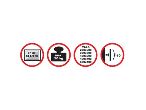 Reflecta 70VCE-Shelf - Stativ - for TV - skjermstørrelse: 37"-70" - plassering på gulv