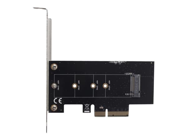 Gembird PEX-M2-01 - Gränssnittsadapter - M.2 Card - låg profil - PCIe 3.0 x4