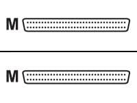 HP - SCSI ekstern kabel - HD-68 (hann) til HD-68 (hann) - 3.7 m